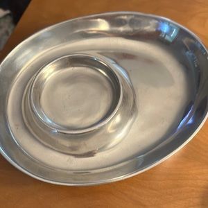 Lunares San Francisco metal “chip and dip”